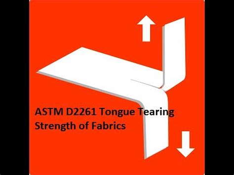 Tongue Tearing Strength of Fabrics 